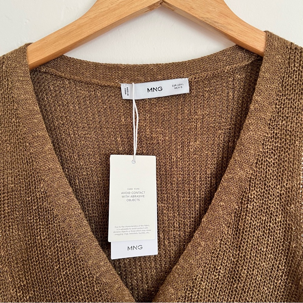 NWT MANGO Jazmin Sleeveless Sweater Vest - Picture 4 of 6